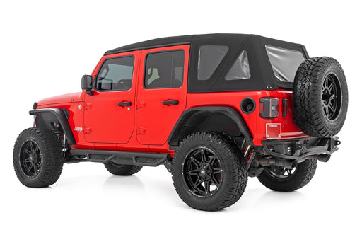Rough Country Nerf Steps, Wheel to Wheel, 4 Door, Jeep Wrangler Unlimited 2WD/4WD (2007-2018), view 2
