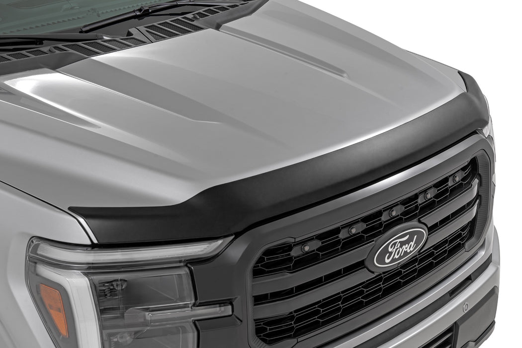 Rough Country Hood Protector - Gloss Black | Ford F-150 2WD/4WD (2021-2025) | P/N HP30010-RCGB