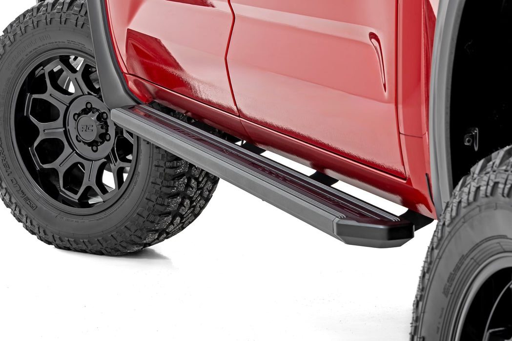 Rough Country Multi-Color LED Running Boards - CrewMax | Toyota Tundra 2WD/4WD (22-25)