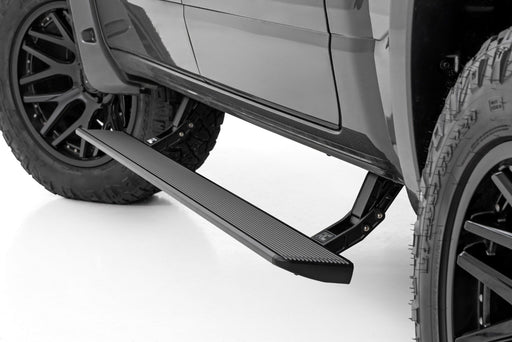 Rough Country Power Running Boards, HT-Series, Crew Cab, Ram 1500 (2019-2025)/1500 TRX (2021-2024)