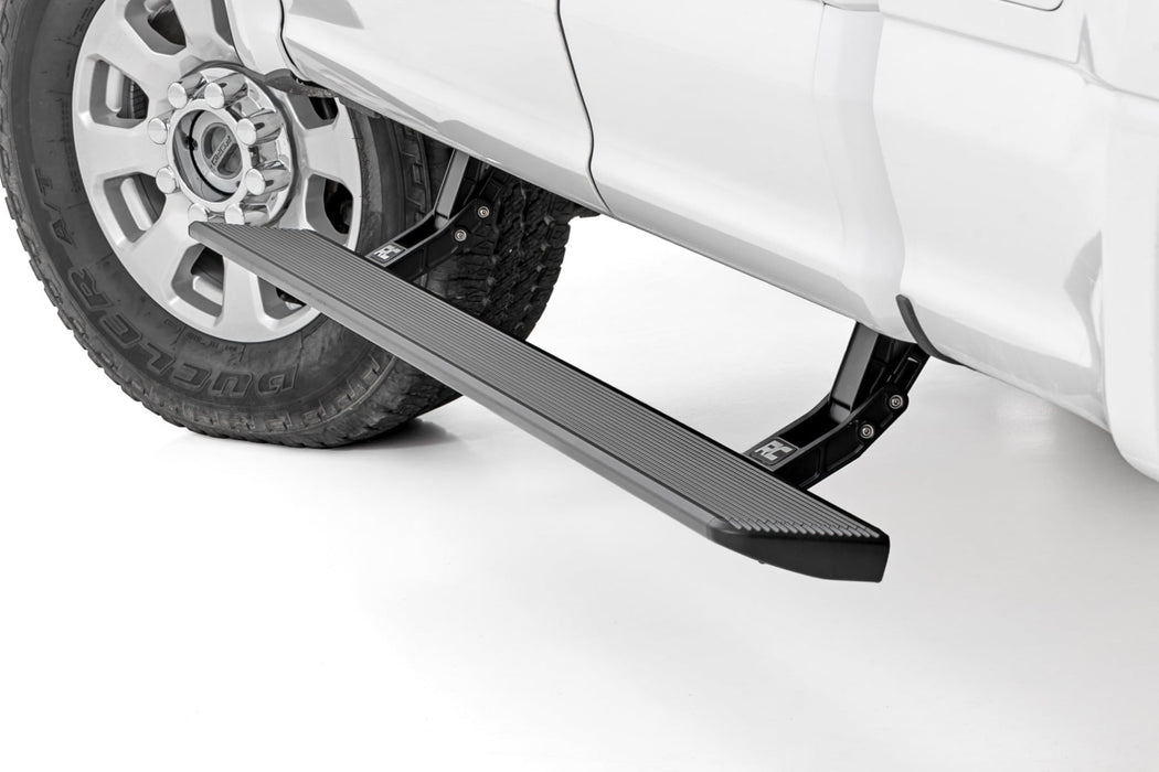 Rough Country Power Running Boards - HT-Series - Super Cab | Ford F-150/Lightning/F-250/F-350/Raptor (15-26)