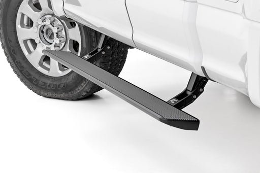 Rough Country Power Running Boards, HT-Series, Super Cab, Ford F-150/Lightning/F-250/F-350/Raptor (2015-2026)