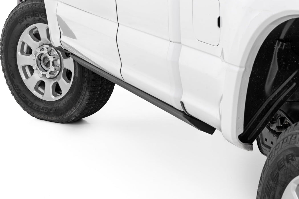 Rough Country Power Running Boards - HT-Series - Super Cab | Ford F-150/Lightning/F-250/F-350/Raptor (15-26)
