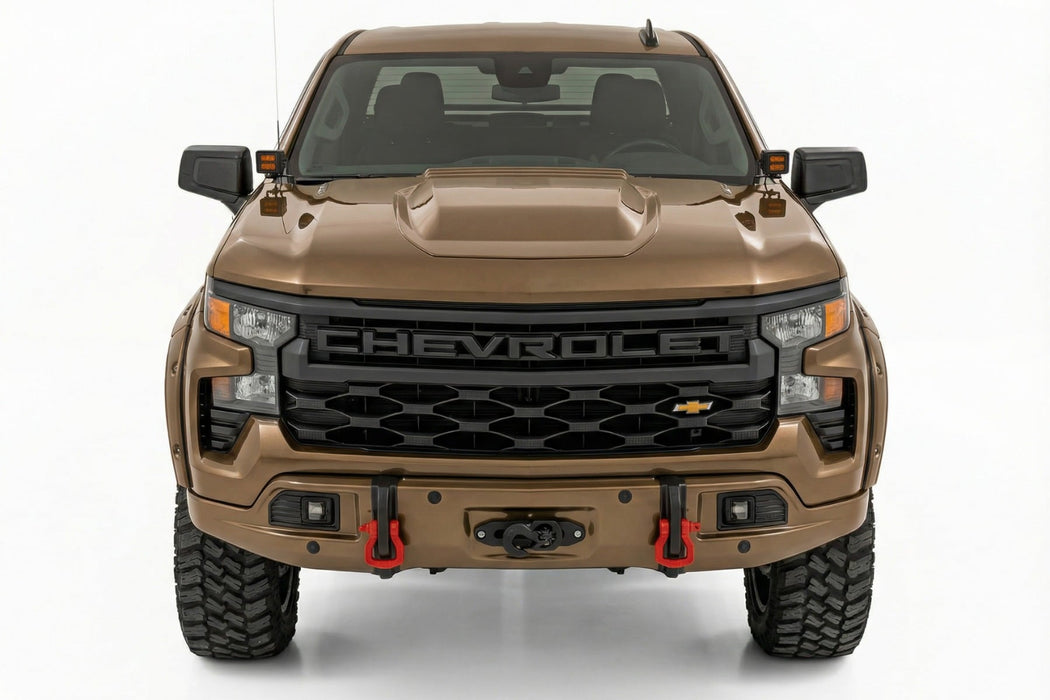 Rough Country Front FXS Bumper - 12000S - GXN Harvest Bronze | Chevy Silverado 1500 (23-26)