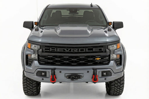 Rough Country Front FXS Bumper, 12000S, GXD Sterling Grey Metallic, Chevy Silverado 1500 (2023-2026), view 2