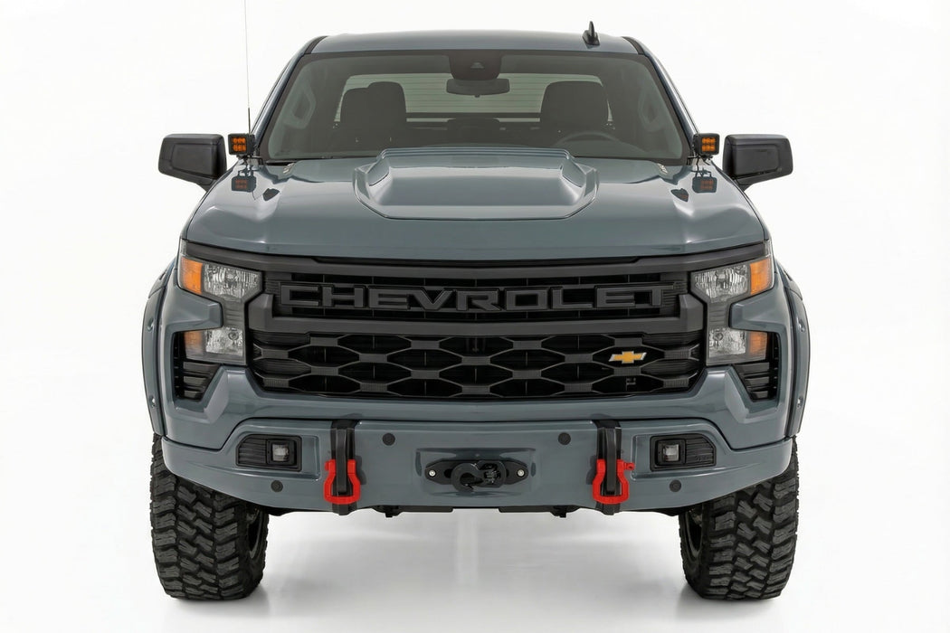 Rough Country Front FXS Bumper - 12000S - GBD Cypress Gray | Chevy Silverado 1500 (23-26)