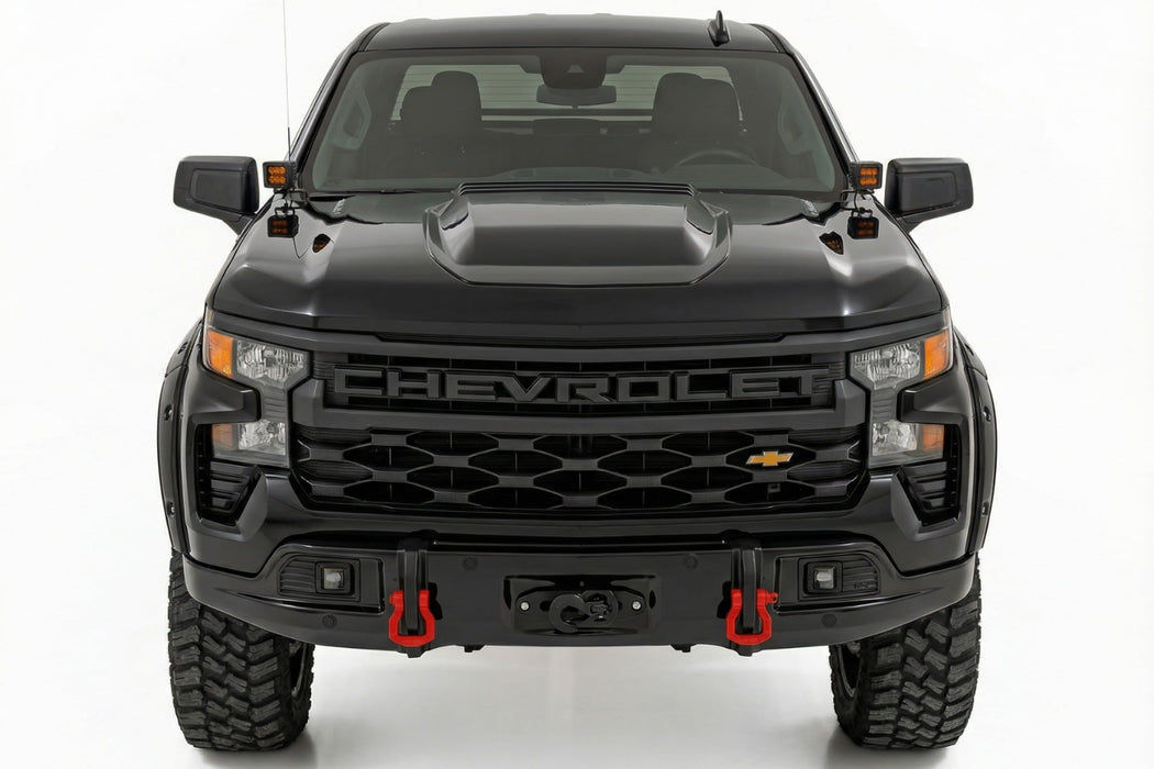 Rough Country Front FXS Bumper - 12000S - GB8 Mosaic Black | Chevy Silverado 1500 (23-26)