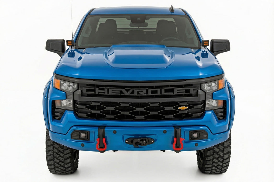 Rough Country Front FXS Bumper - 12000S - GA0 North Sky Blue | Chevy Silverado 1500 (23-26)