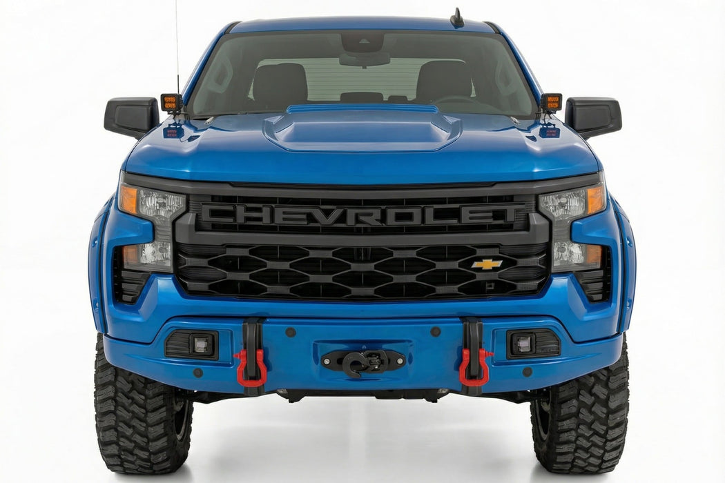 Rough Country Front FXS Bumper - 12000S - GJV Riptide Blue | Chevy Silverado 1500 (23-26)