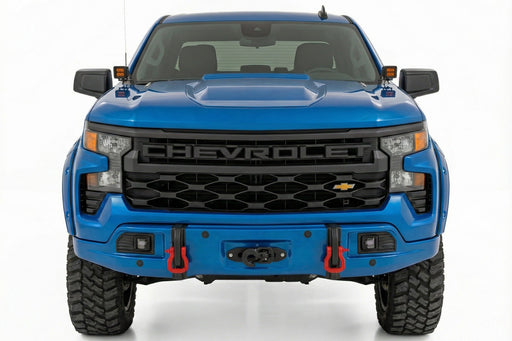 Rough Country Bumper Cover, GJV Riptide Blue, Chevy Silverado 1500 2WD/4WD (2023-2026), view 2