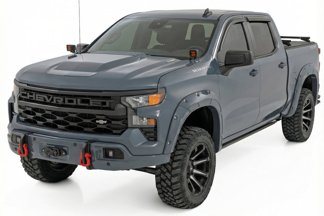Rough Country Bumper Cover, GNO Slate Gray, Chevy Silverado 1500 2WD/4WD (2023-2026), view 3