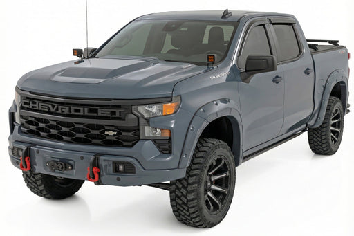 Rough Country Front FXS Bumper, 12000S, GNO Slate Gray, Chevy Silverado 1500 (2023-2026), view 2