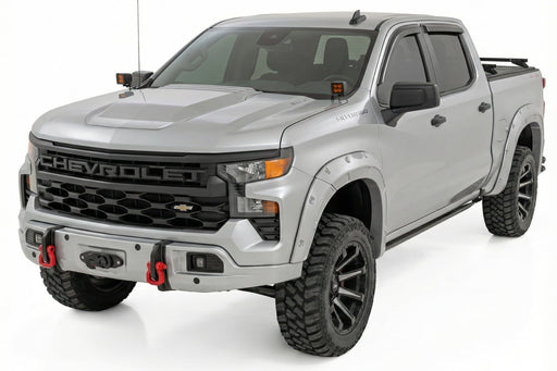 Rough Country Front FXS Bumper, 12000S, GAN Silver Ice Metallic, Chevy Silverado 1500 (2023-2026)