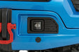Rough Country Front FXS Bumper, 12000S, GLT Glacier Blue, Chevy Silverado 1500 (2023-2026), view 3