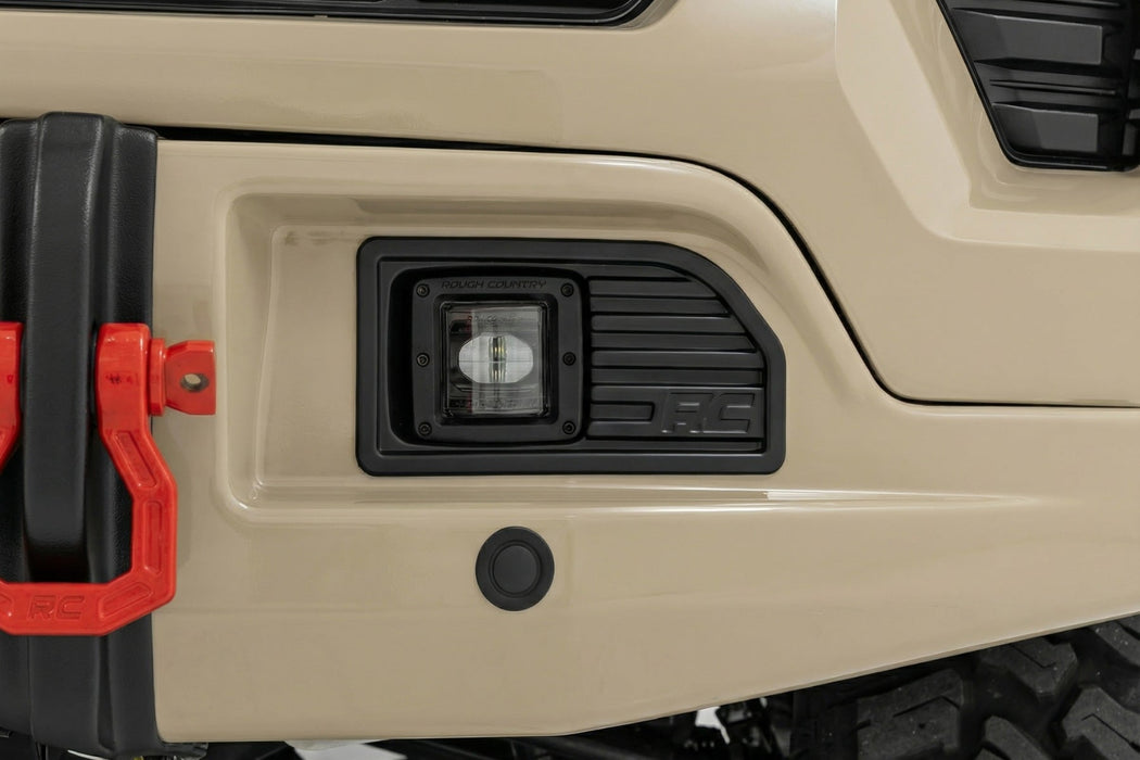 Rough Country Front FXS Bumper, 12000S, GTL Sand Dune, Chevy Silverado 1500 (2023-2026), view 4