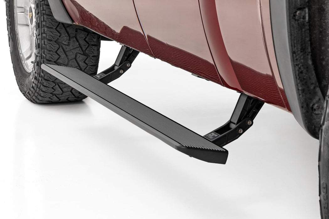 Rough Country Power Running Boards - HT-Series - Double Cab | Chevy/GMC 1500/2500HD/3500HD (14-18)