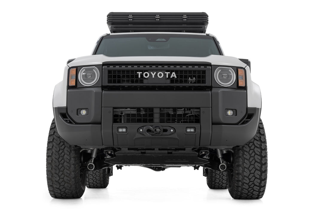 Rough Country FXS Hidden Winch Mount, Yellow SAE, PRO1200S, Toyota Land Cruiser (2024-2026), view 4