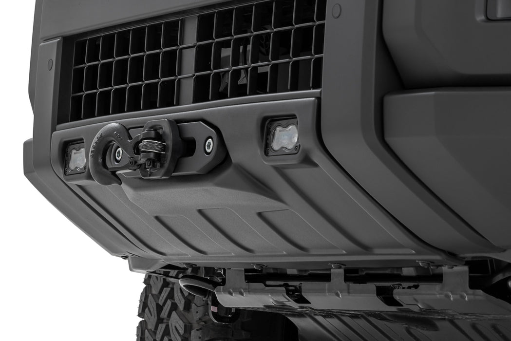Rough Country FXS Hidden Winch Mount - Yellow SAE - PRO1200S | Toyota Land Cruiser (24-26)