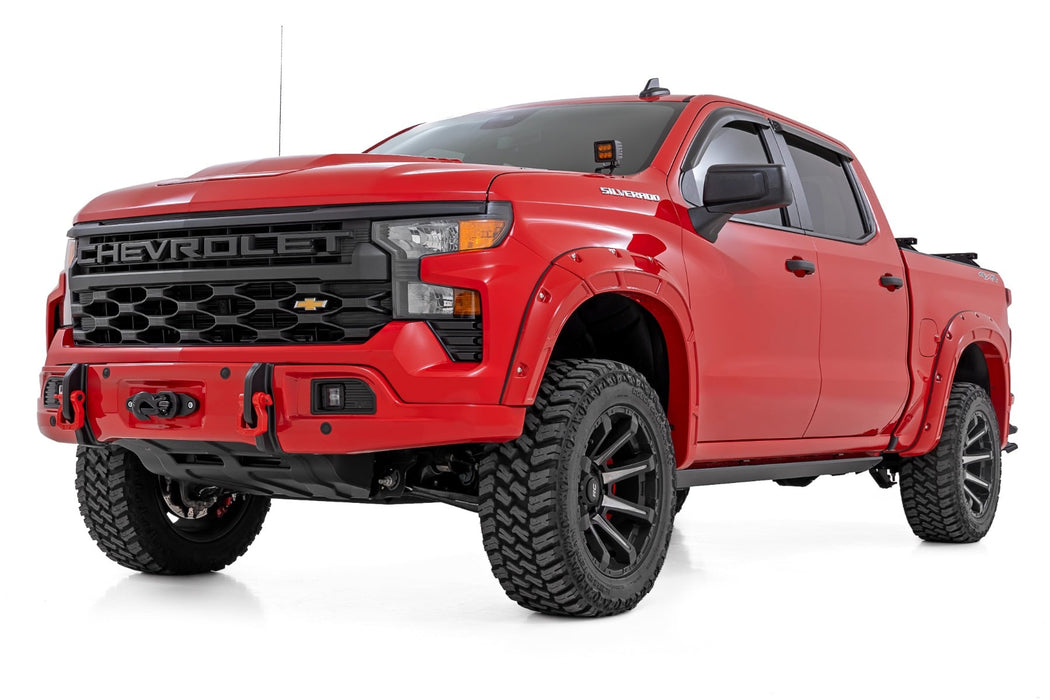 Rough Country Front FXS Bumper, 12000S, G7C Red Hot, Chevy Silverado 1500 2WD/4WD (2023-2026), view 3