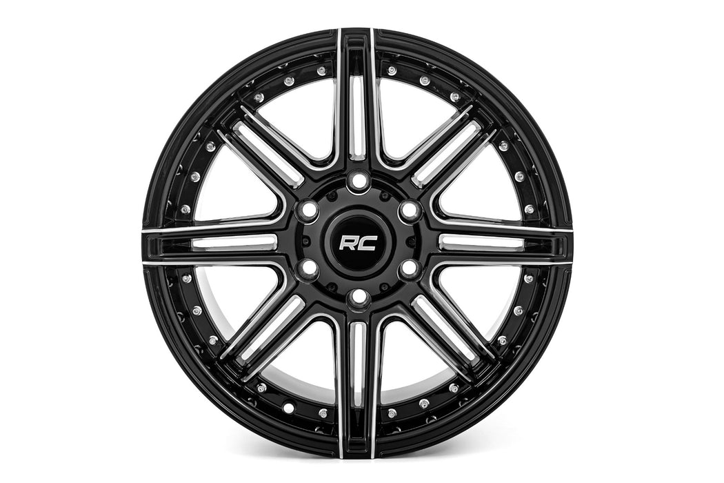 Rough Country 88 Series Wheel/One-Piece/Gloss Black/17x9/6x5.5/+0mm