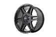 Rough Country 92 Series Wheel/Machined One-Piece/Gloss Black/20x9/5x5.5/+0mm