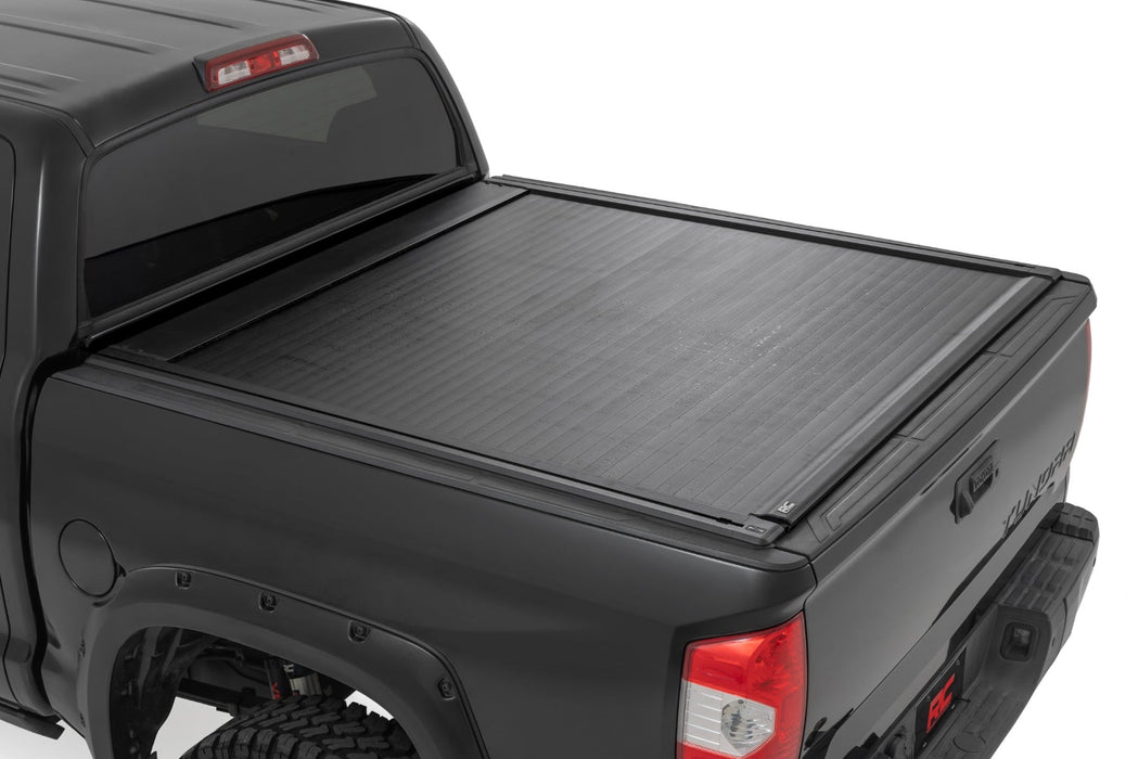 Rough Country Powered Retractable Bed Cover - 5'7" Bed | Toyota Tundra (07-21)