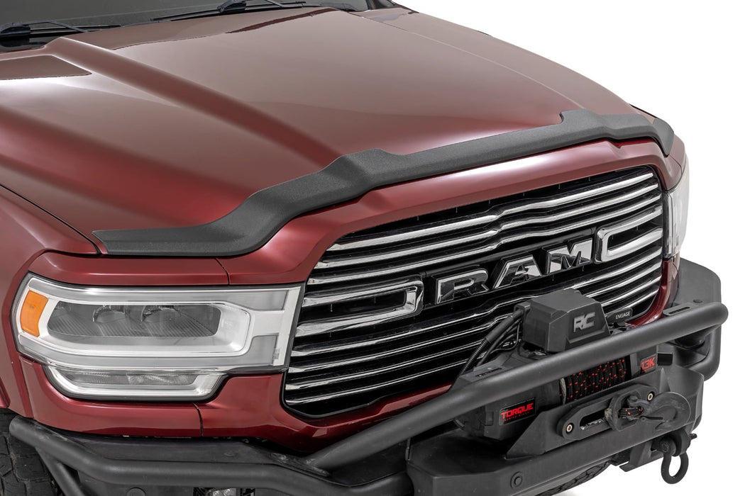 Rough Country Hood Protector - Gloss Black | Ram 2500/3500 2WD/4WD (2019-2026)