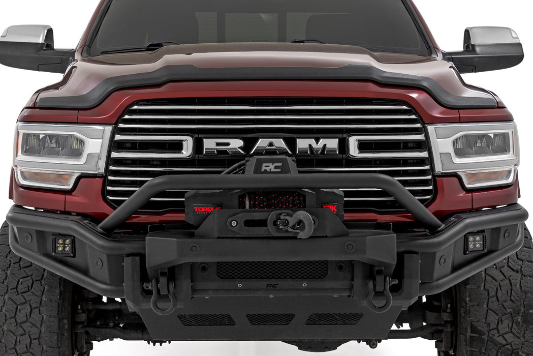 Rough Country Hood Protector, Gloss Black, Ram 2500/3500 2WD/4WD (2019-2026), view 4