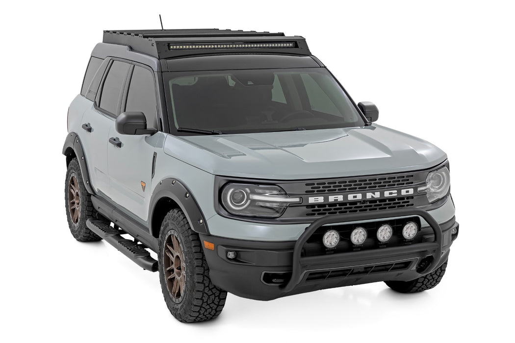 Rough Country Nudge Bar - w/ Tow Hooks | Ford Bronco Sport 4WD (2021-2024)