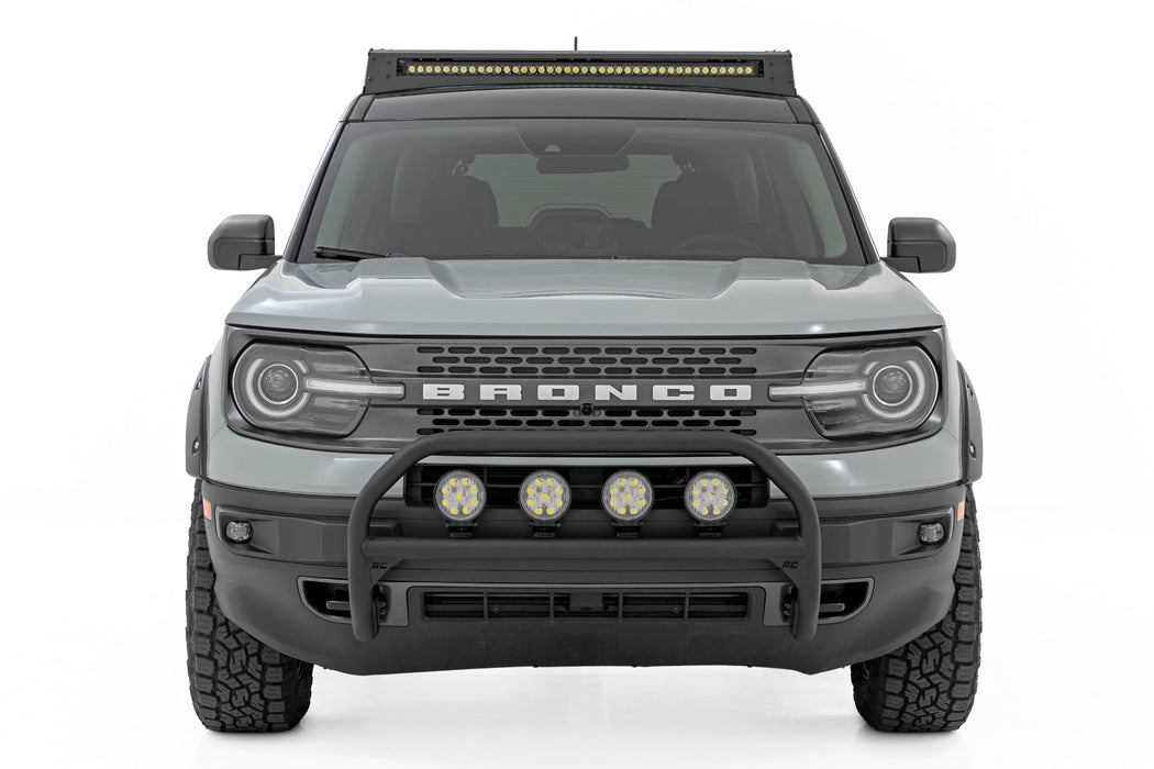 Rough Country Nudge Bar, w/ Tow Hooks, Spectrum Series LED, Ford Bronco Sport 4WD (2021-2024), view 4