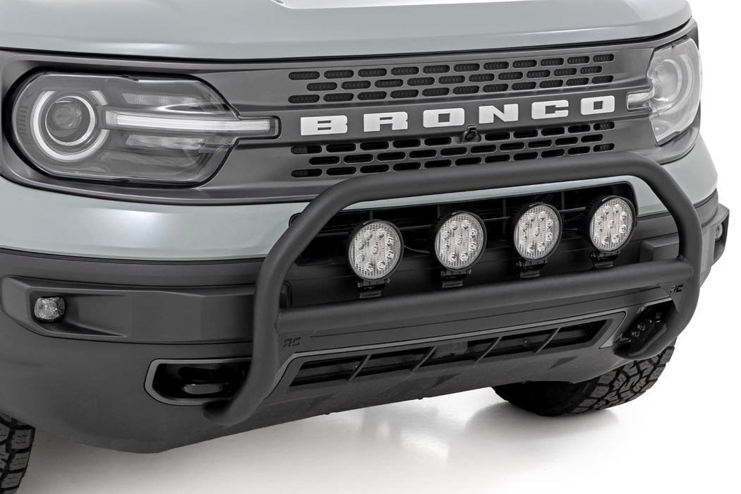 Rough Country Nudge Bar - w/ Tow Hooks - Spectrum Series LED | Ford Bronco Sport 4WD (21-24)