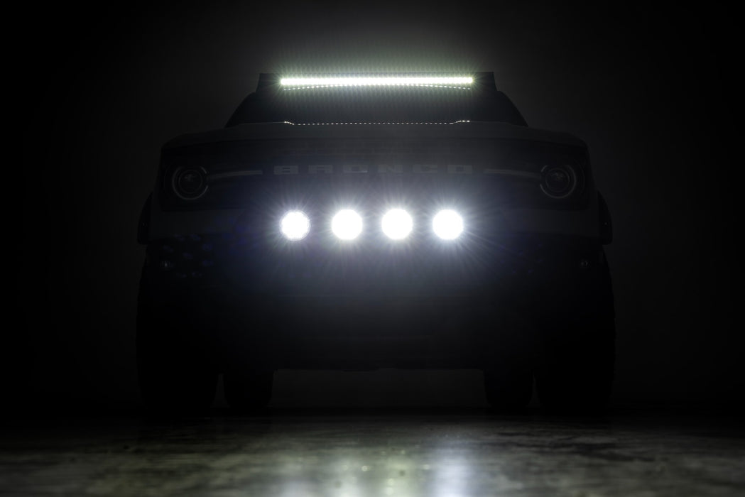 Rough Country Nudge Bar, w/ Tow Hooks, Spectrum Series LED, Ford Bronco Sport 4WD (2021-2024), view 6