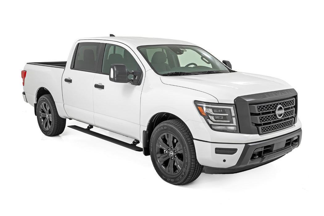 Rough Country Power Running Boards - Dual Electric Motor | Nissan Titan 2WD/4WD (2017-2024)