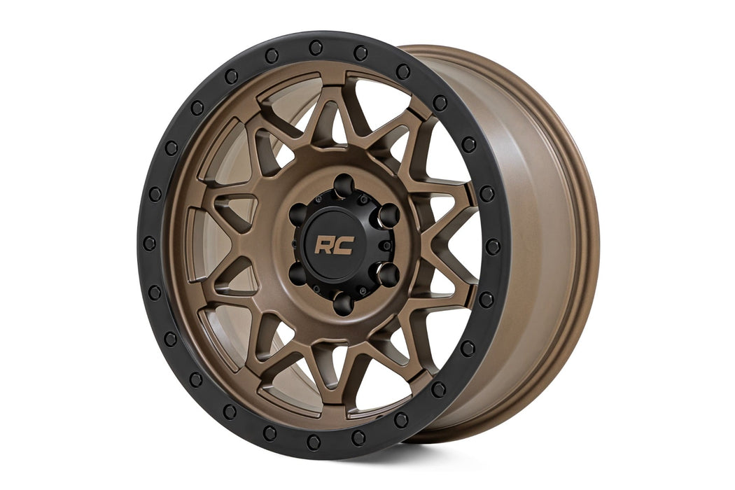Rough Country 78 Series Wheel/Simulated Beadlock/Bronze/Black/17x8.5/6x135/+0mm