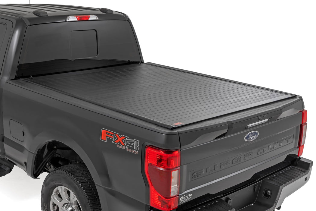Rough Country Hard Roll Up Cover - 6'10" Bed | Ford F-250/F-350 Super Duty 2WD/4WD (17-25) | P/N 50517650
