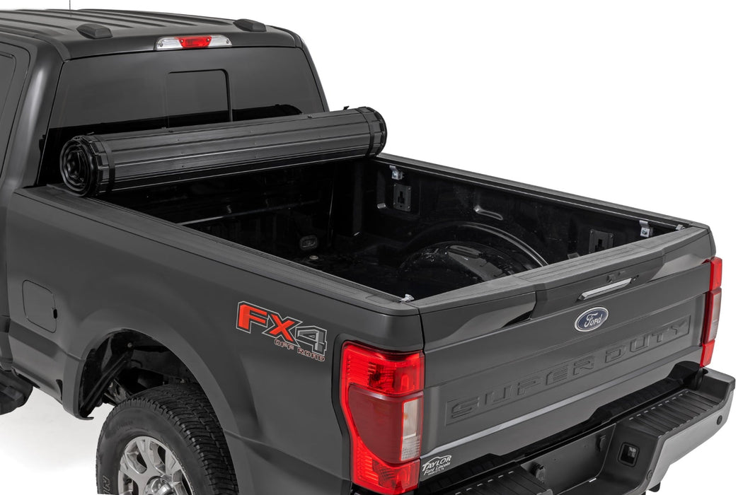 Rough Country Hard Roll Up Cover - 6'10" Bed | Ford F-250/F-350 Super Duty 2WD/4WD (17-25) | P/N 50517650