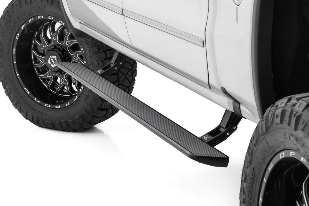 Rough Country Power Running Boards - HT-Series - Crew Cab | Chevy/GMC 1500/2500HD/3500HD 2WD/4WD