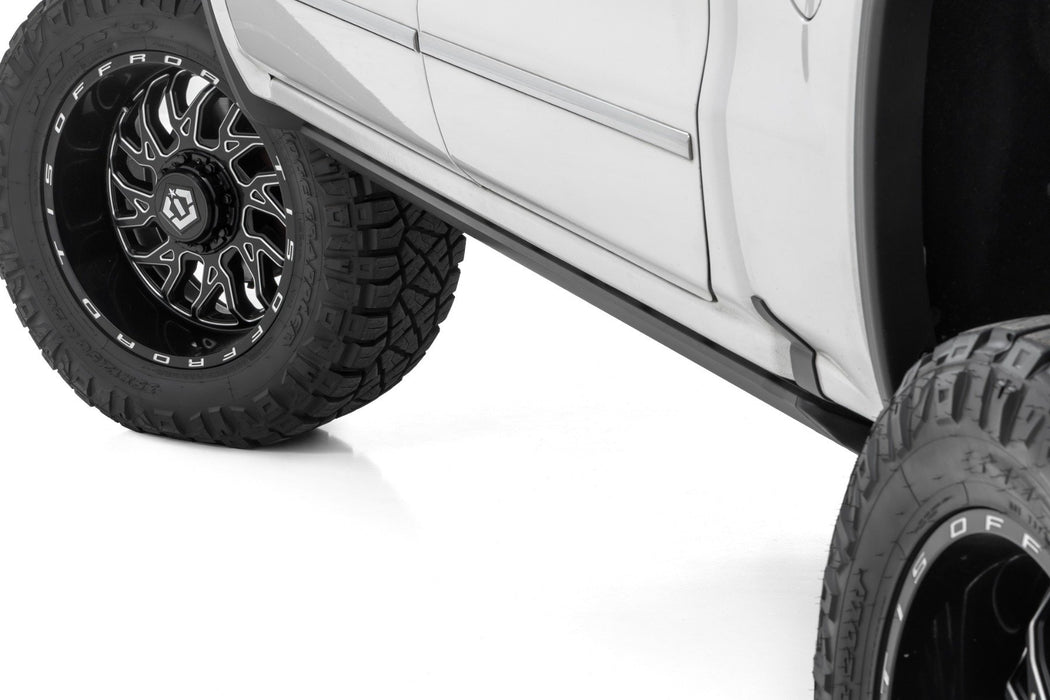 Rough Country Power Running Boards - HT-Series - Crew Cab | Chevy/GMC 1500/2500HD/3500HD 2WD/4WD