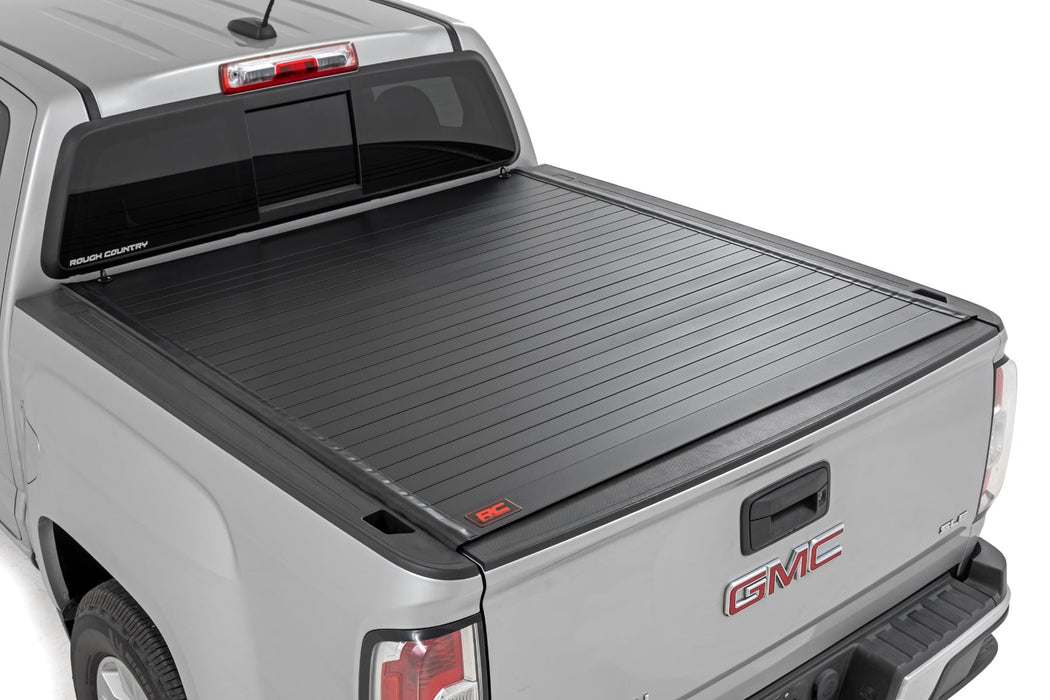 Rough Country Hard Roll Up Bed Cover, 5' Bed, Chevy/GMC Canyon/Colorado 2WD/4WD (2015-2022)