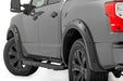 Rough Country Pocket Fender Flares, K23 Brilliant Silver, Nissan Titan 2WD/4WD (2017-2024)