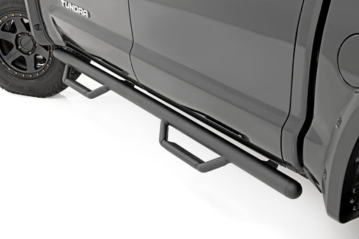 Rough Country Nerf Steps, Cab Length, CrewMax, 5'7" Bed, Toyota Tundra 2WD/4WD (2007-2021)