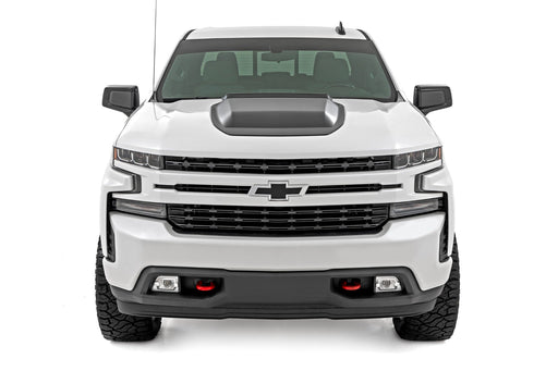 Rough Country Hood Scoop, G6M Dark Ash, Chevy Silverado 1500 2WD/4WD (2019-2025 & Classic), view 2