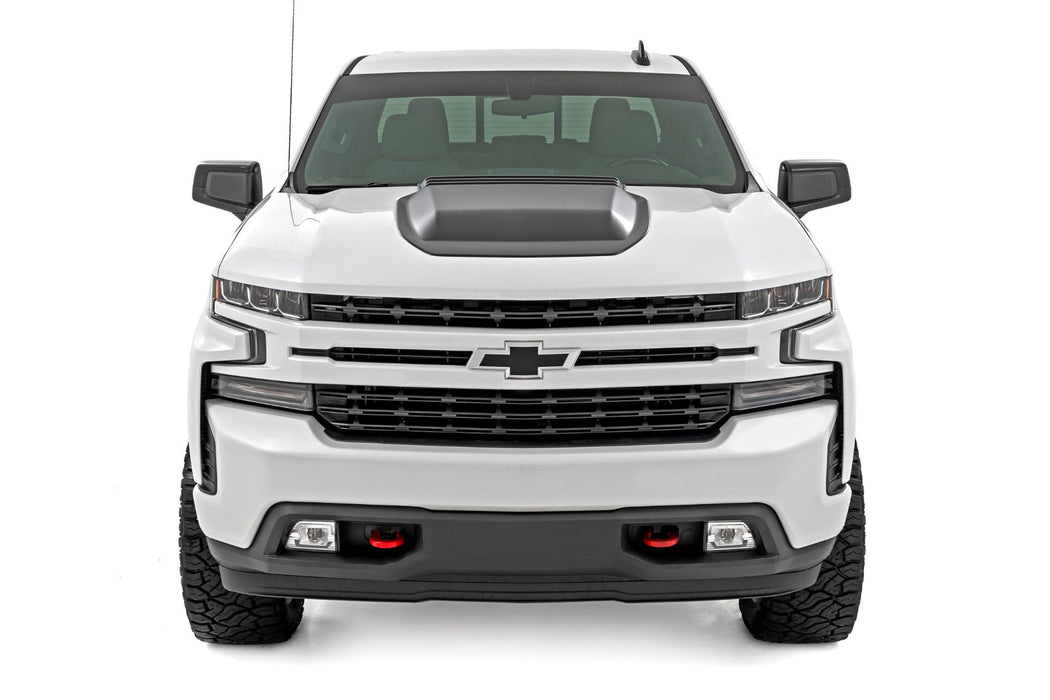 Rough Country Hood Scoop - GNO Slate Gray | Chevy Silverado 1500 2WD/4WD (2019-2025 &amp; Classic)