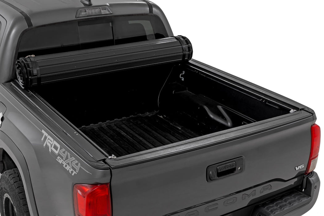 Rough Country Hard Roll Up Bed Cover - 5' Bed | Toyota Tacoma 2WD/4WD (2016-2023) | P/N 50420500