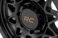 Rough Country 78 Series Wheel/Simulated Beadlock/Black/18x9/8x6.5/-12mm, view 5