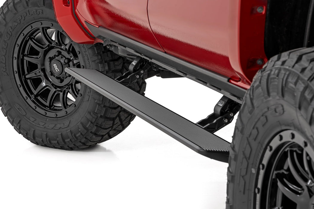 Rough Country Power Running Boards - HT-Series - Double Cab | Toyota Tacoma (2024-2026) | P/N ESR652024