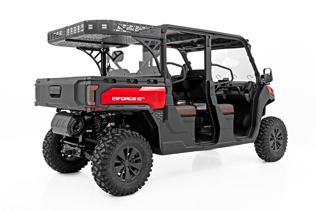 Rough Country Cargo Rack, Dual 2" Black LED Pairs, Flush Mount, CFMOTO U10 1000 PRO, CFMOTO UFORCE U10 Pro (2025-2026), view 2
