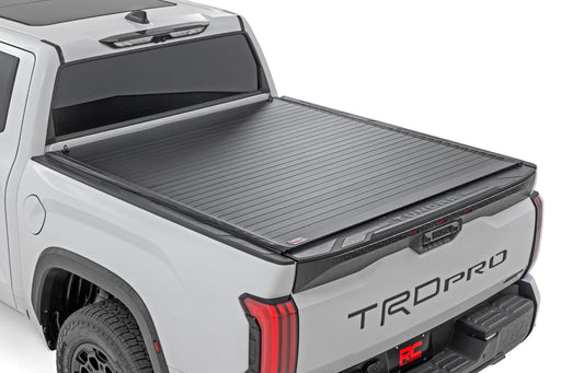 Rough Country Hard Roll Up Bed Cover, 5'7" Bed, Toyota Tundra 2WD/4WD (2022-2026)