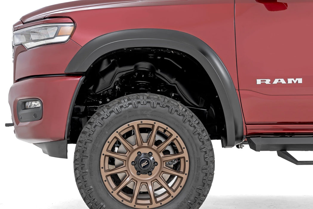 Rough Country Sport Fender Flares, PDN Ceramic Gray, Ram 1500 2WD/4WD (2025-2026), view 5