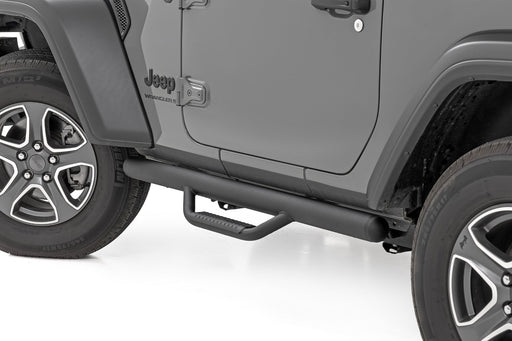 Rough Country Nerf Steps, Full Length, 2 Door, Jeep Wrangler JL 4WD (2018-2025)